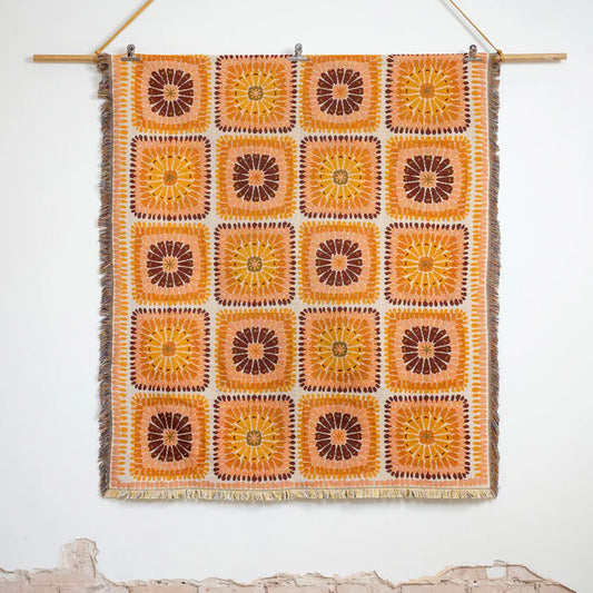 'EIGHT DAYS A WEEK' WOVEN PICNIC RUG/THROW